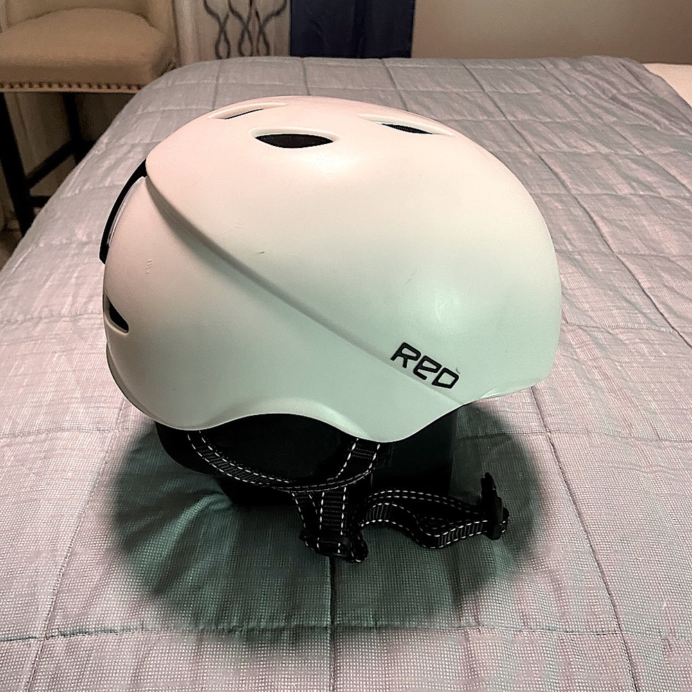Women’s Red (by Burton) Snowboard Helmet. Sz. M